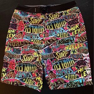 Hurley Board Shorts Youth Boys 16/28 Multicolor Surfing NEW